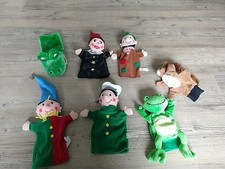 Handpuppen Kasperlefiguren Kasperletheater Frosch Eichhörnchen Polizist Krokodil