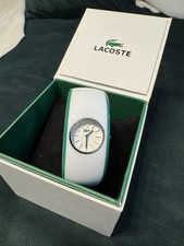 Lacoste Armbanduhr Damen  Original Grün-weiß Top Zustand wie Neu