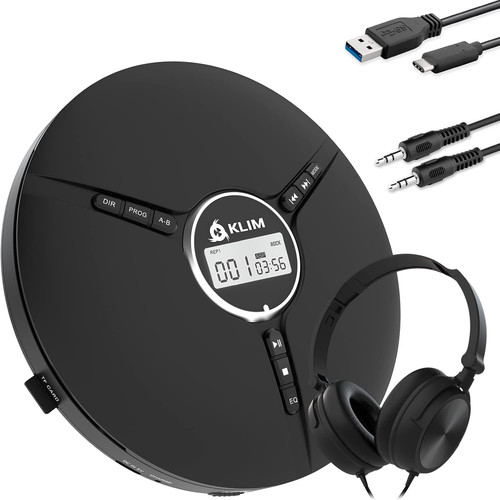 Klim discman mit - kopfhörer,