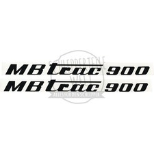Aufklebersatz Motorhaube MB