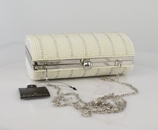 Bijou Brigitte Senso di Donna Perlen Clutch Handtasche klein aus Perlen Zigarre