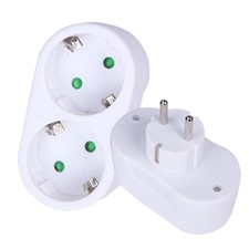 2x Doppelstecker vertikal