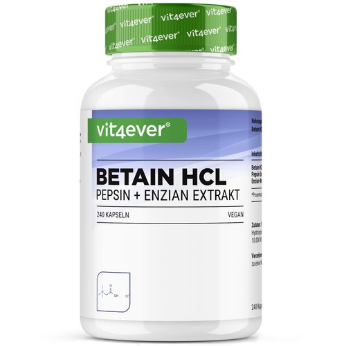 Betain hcl 240 kapseln á - hcl,