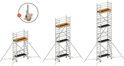 Rollgerüst layher zifa - zifa, p2