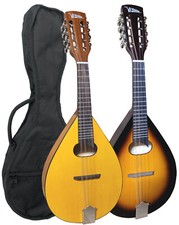 Mandoline, Flachbauch-in zwei Modellen NATUR oder SUNBURST, mit TASCHE !n