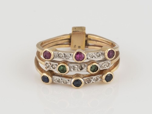 48730 ring gelbgold - -,