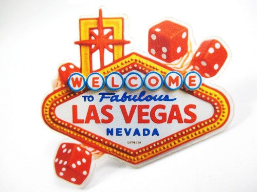Las vegas foto magnet - magnet, acryl
