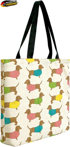 Dackel tasche damen - dackel,