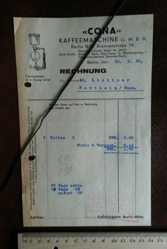 Cona kaffeemaschine berlin n31 - cona,