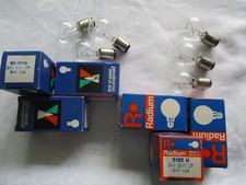 6 x "Aqua Signal" + RADIUM Leuchtmittel, 3 x 10 W + 3 x 25 W, zugelassen, in OVP