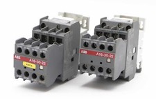 2x ABB A16-30-22 A163022 35mm² Leistungsschütz / Power contactor -used-