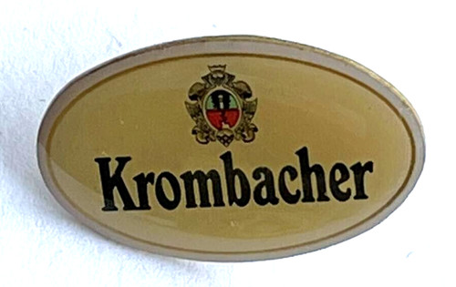 Krombacher bier logo pin - krombacher,