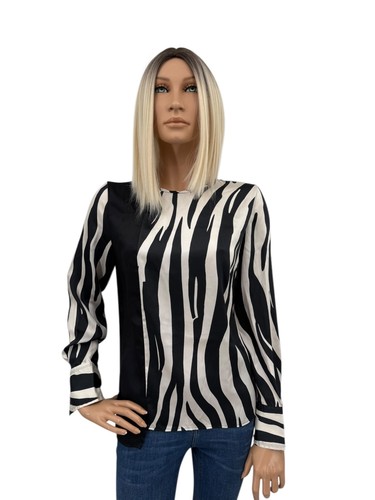 Mango bluse langarmbluse weiß