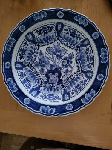 Wandteller delft - wandteller,