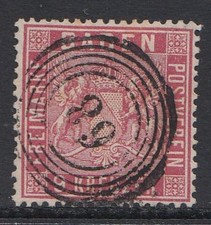 Baden, Mi.Nr. 12, Wappen, gestempelt, 