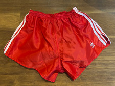 ADIDAS D6 neuwertig m. Kontrolle Glanz Shiny Nylon Vintage Sprinter Boxer Shorts