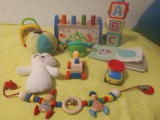 Baby Spielzeug Set 10 Teilig Rassel Stoffbuch Oball Greifling Drückspiel Spieluh