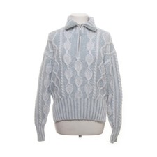 Allude, Strickpullover, Größe: S, Grau, Kaschmir/Wolle, Medaillon #ptq