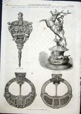 Alter antiker Druck Kunst