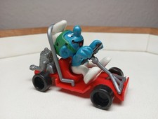Schleich Superschlumpf Go Cart - 40218 - Schlümpfe Go Kart Rennauto Auto grau