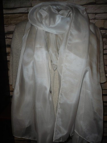 Seidenschal 45x 180cm - , reine