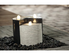 Heissner HF10-16843 GAP LED Terrazzo Terrassenbrunnen Stein Gartenbrunnen Stein