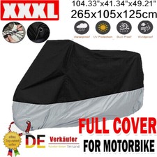 XXXL Motorrad Motorrad Roller Moped Abdeckung Staub UV Wasserdicht Regenschutz
