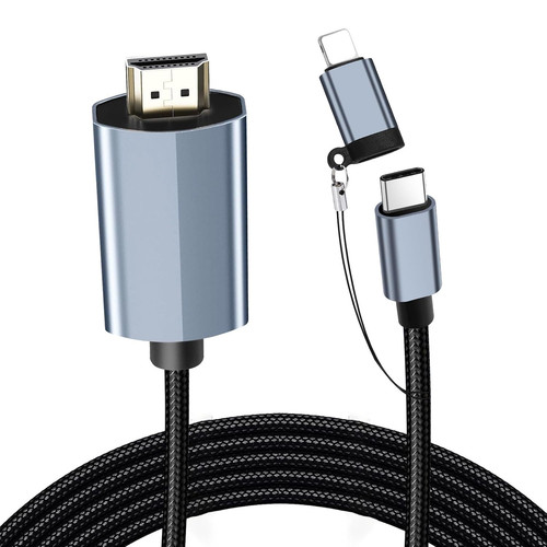 2in1 usb lightning auf - usb-c, &