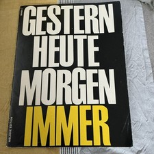 Akkordeon Notenheft Gestern Heute Morgen Immer / Schweizer Heft 16 Seiten Band 3