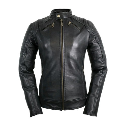 Damen motorrad lederjacke - damen,