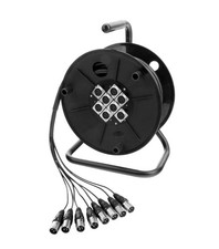 B-WARE Pronomic 8/0 XLR Multicore Sub Snake Sub Multi Core Stagebox 15m Trommel