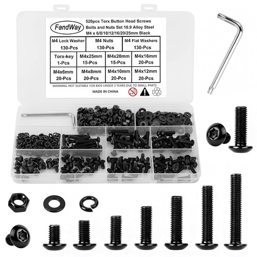 Torx schrauben set 520 - torx, set,520