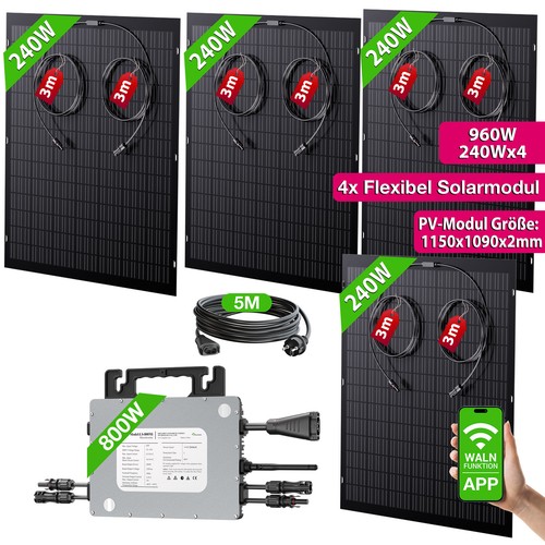 Balkonkraftwerk 960w flexibel - balkonkraftwerk--960w,