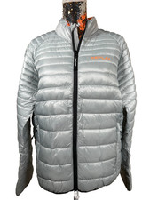 Replay Jacke Herren Größe M Silber Steppjacke Packable Jacket Leichtgewicht Neu