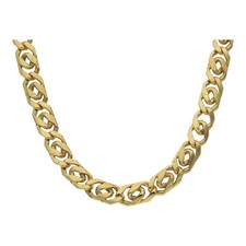 Doppelsteg Panzerkette Gold