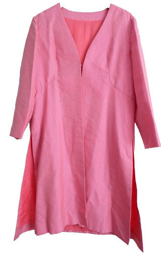 Vintage rosa seide kleid - vintage,