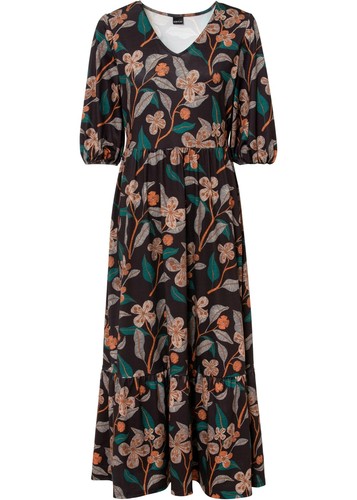 Neu midikleid mit blumendruck - neu,