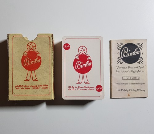 Altes kartenspiel bimbo - ",