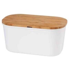 KESPER Brotbox weiß Melamin, 37 x 17,5 x 21,5 cm Brotkasten, Brotbehälter