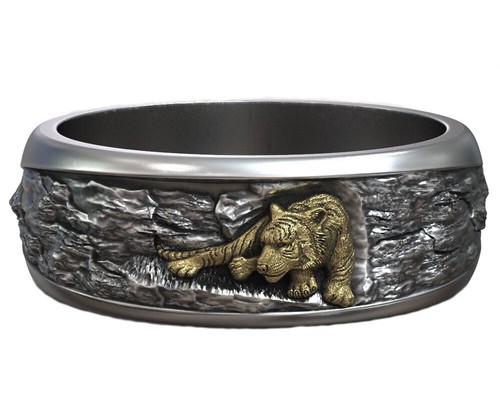 Gold tiger oxidiertes - gold,