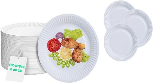 Lauroo pappteller rund - pappteller,