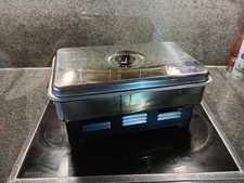 Tischräucherofen -Edelstahl, von der Firma "Behr"