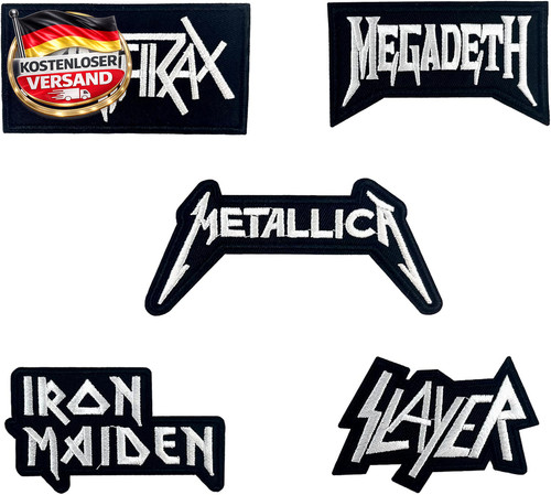 Thrash metal patches set - patches, 5