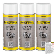3x BREHMA Felgensilber