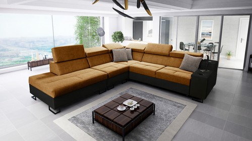Ecksofa mit schlaffunktion - ecksofa,