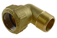 Messing Fitting Verschraubung für PE Rohr, DVGW Trinkwasser, Klemmverbinder