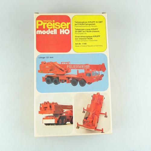 Preiser modell no 1100 - 1/87,
