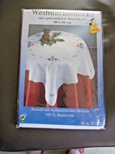 Weihnachtsdecke mitteldecke - weihnachtsdecke,