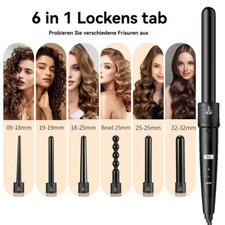 Lockenstab 6 in 1 Hair Curler