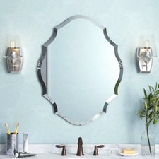 Oval Wandspiegel Raute Spiegel